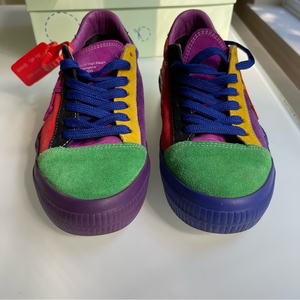 Off-White Multicolor Arrows Low Vulcanized Sneake… - image 6